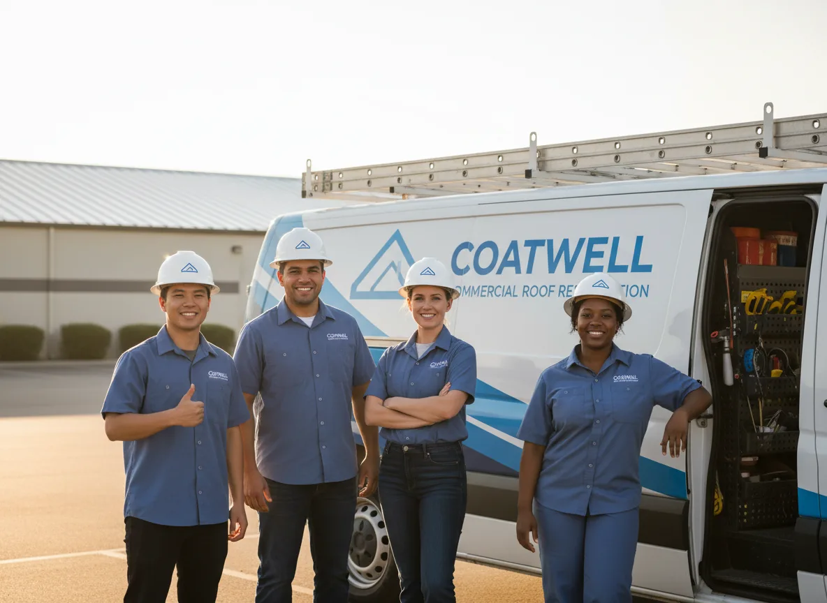 Commercial roof coating company in Quinton, VA